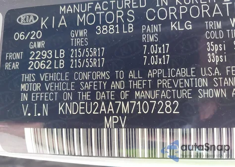 2021 Kia Seltos S from USA, damaged, VIN KNDEU2AA7M7107282